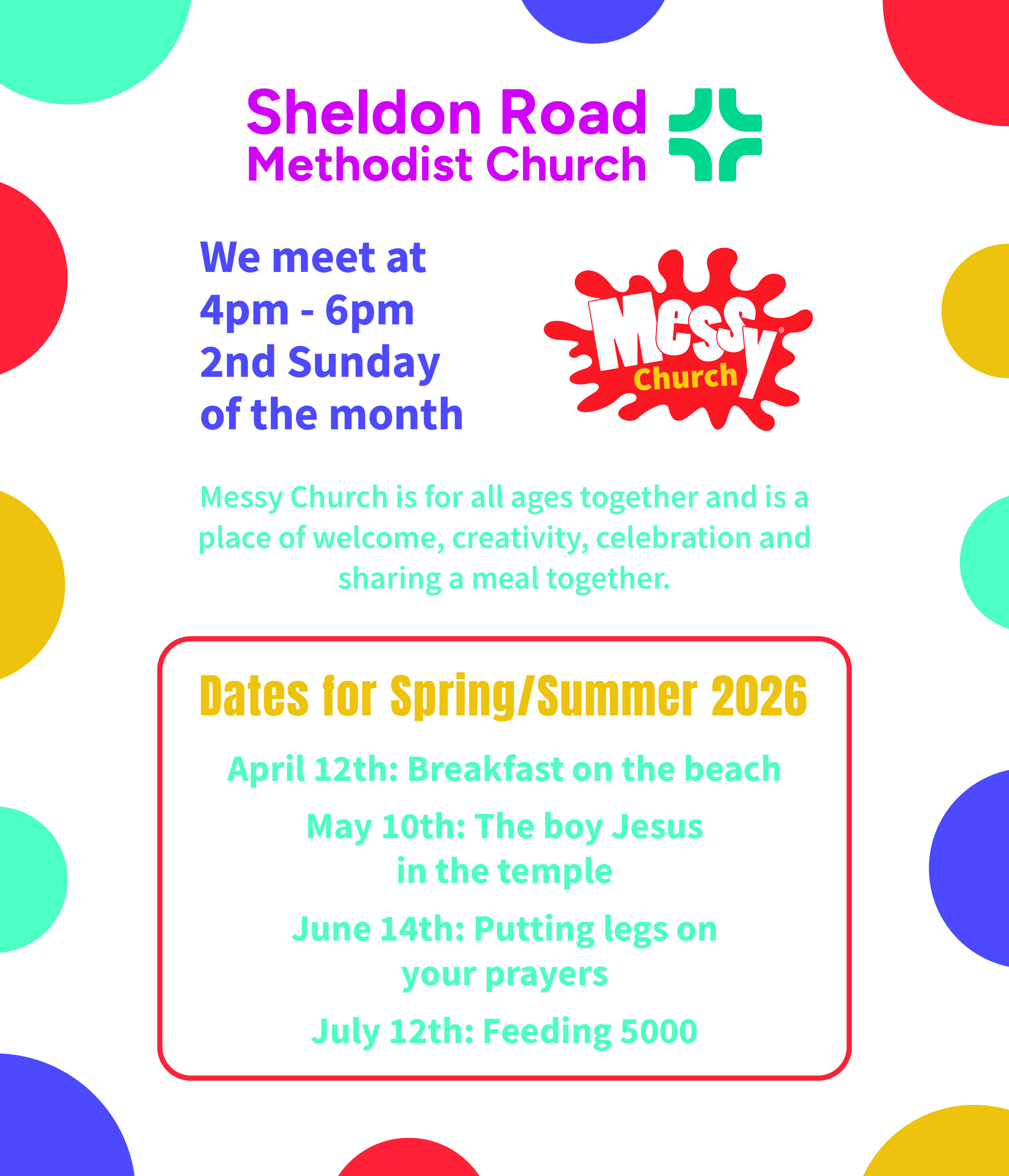Messy Church 2026 Summer-Onlin